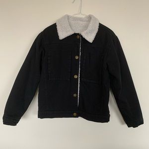 SHEIN Sherpa Lined Jacket